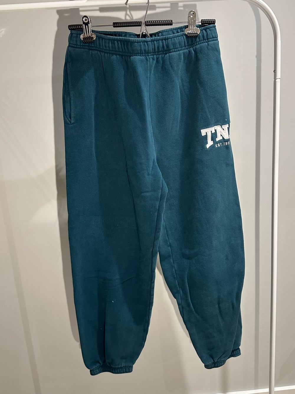 TNA Teal Cozy Sweatfleece Joggers